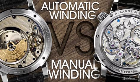 Manual Wind Watches VS Automatic Watches .